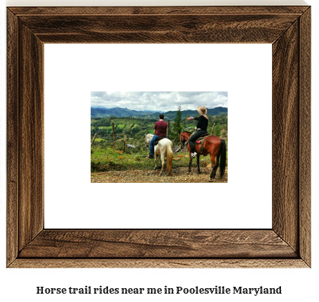 horse trail rides near me in Poolesville, Maryland